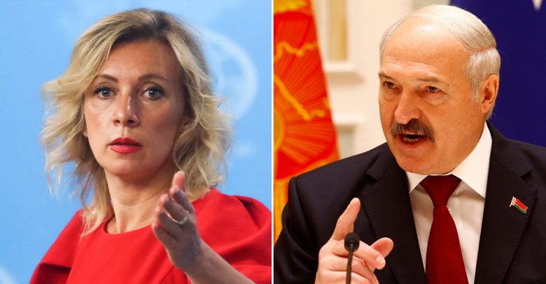 Мария Захарова и Александр Лукашенко