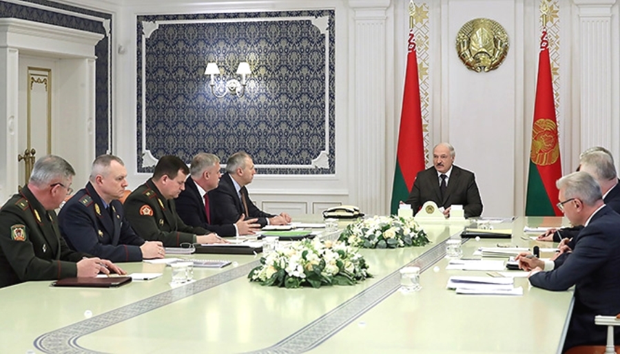 совещание 26 февраля у Президента Беларуси Александра Лукашенко с постоянными членами Совета Безопасности