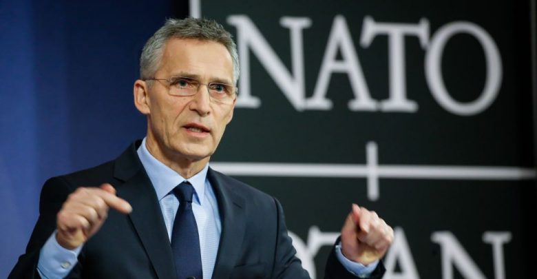 Генсек НАТО Столтенберг на пресс-конференции