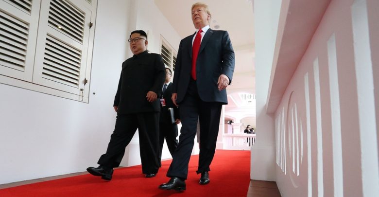 саммит США и КНДР, лидеры Дональд Трамп и Ким Чен Ын
