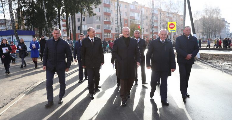 Лукашенко в Болбасово