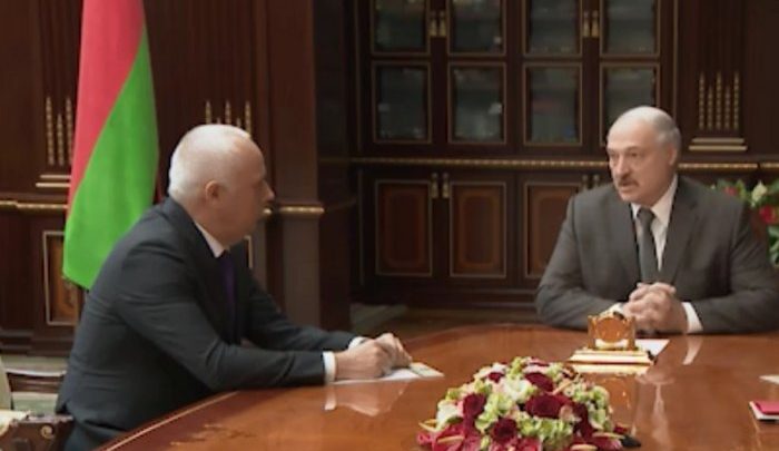 Лукашенко на встрече с главой Мингорисполкома