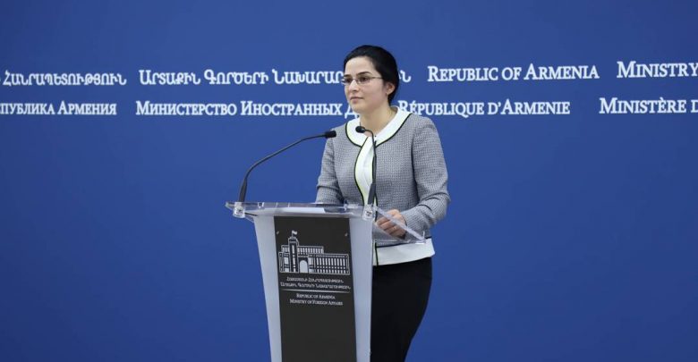 пресс-секретарь МИД Армении Анна Нагдалян