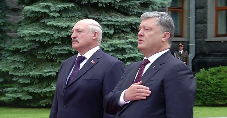 Лукашенко и Порошенко