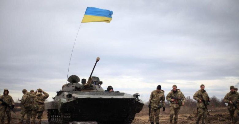 украинские военные, война в Донбассе