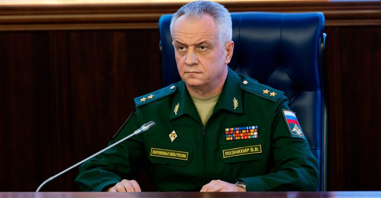Представитель генералного штаба России генерал-майор Виктор Познихир