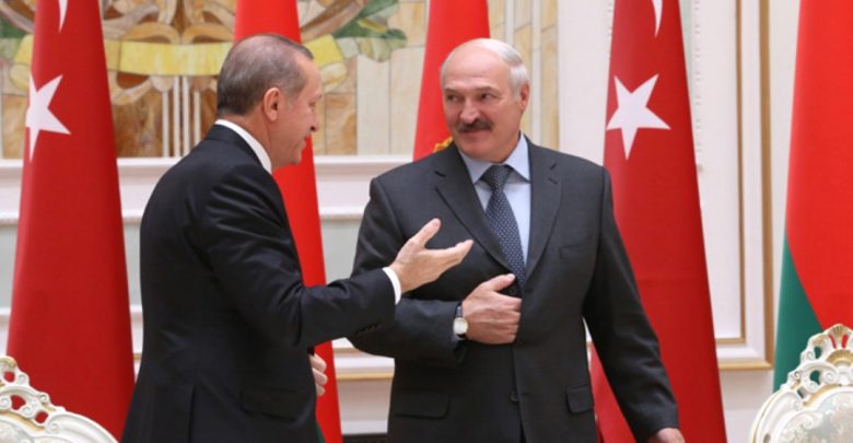 Президенты Беларуси и Турции Александр Лукашенко и Реджеп Тайип Эрдоган