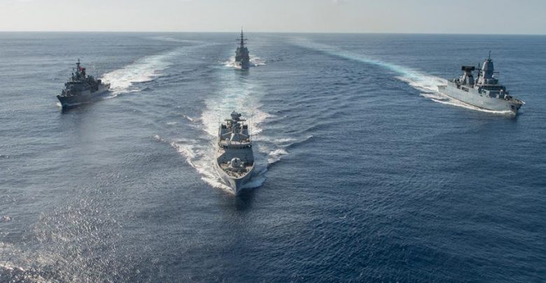Корабли НАТО в Балтийском море