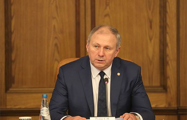 Премъер министр Беларуси Румас на заседании правителсьтва