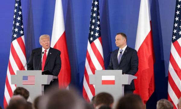 Президент США и Польши