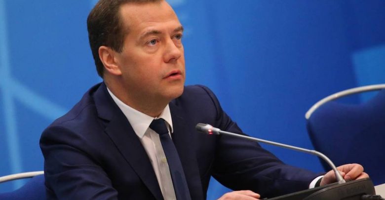 премьер-министр России Дмитрий Медведев