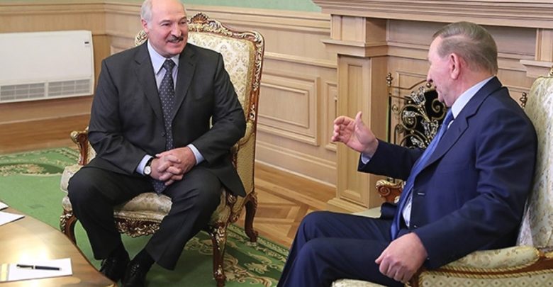 Президент Беларуси Александр Лукашенко 5 июня встретился с представителем Украины в трехсторонней контактной группе Леонидом Кучмой