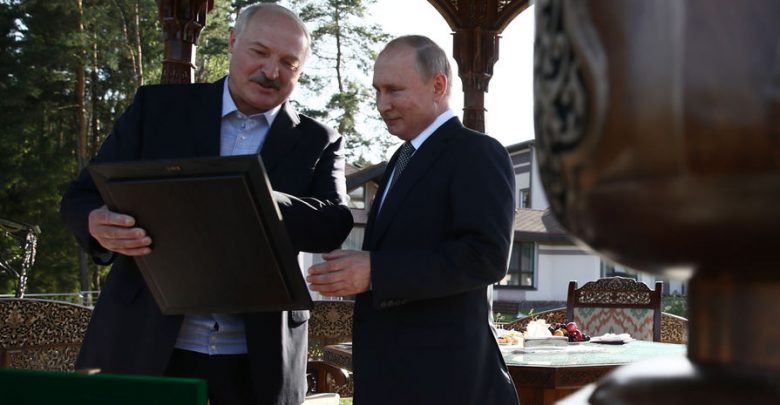 Лукашенко и Путин на Валааме