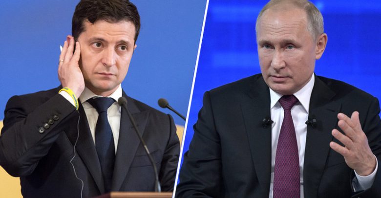 Зеленский и Путин