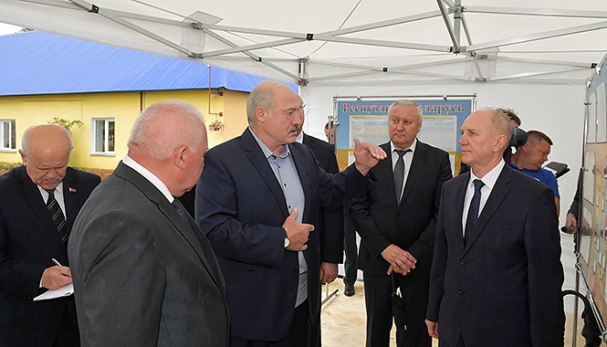 Лукашенко в Ивье