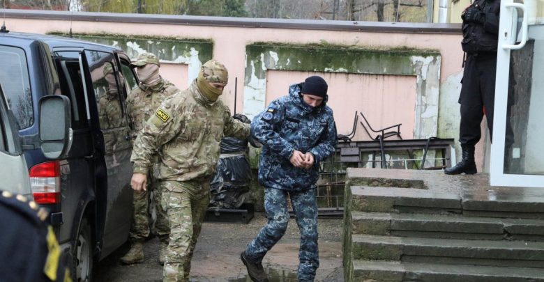 конвоирование украинских моряков