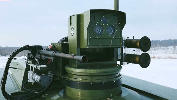 В России представлен боевой экспериментальный робот «Маркер»