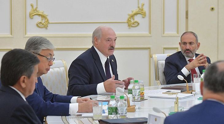 Лукашенко на саммите СНГ