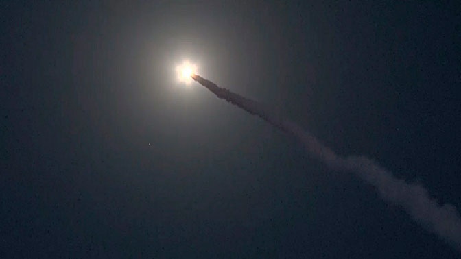 Запуск ракеты ТОполь