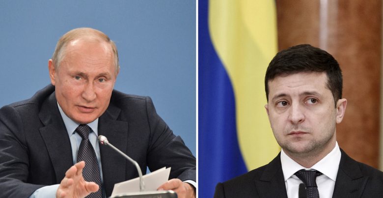 Зеленский и Путин