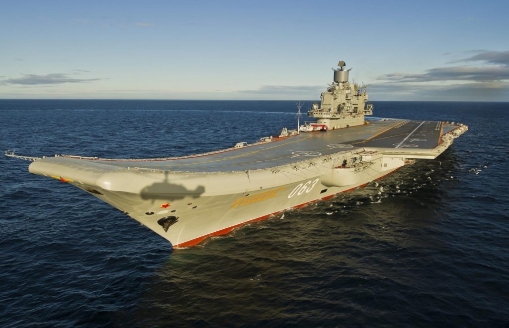 российский авианосец «Адмирал Кузнецов»