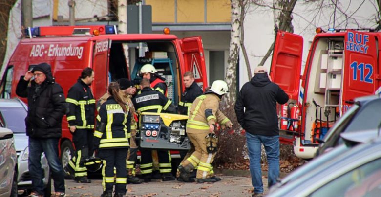 в жилом доме в Германии прогремел взрыв