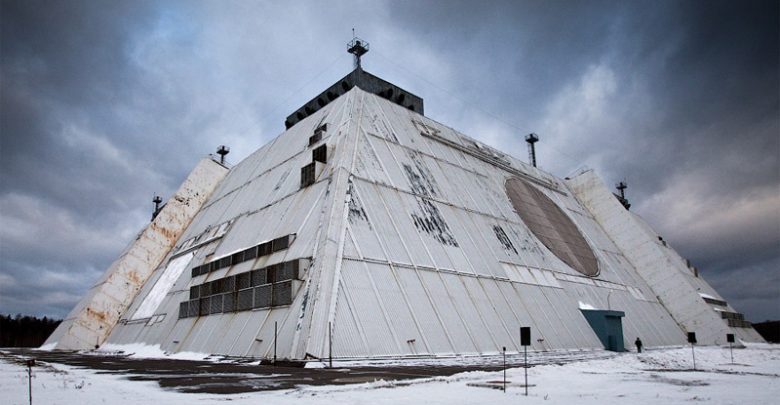 Здание локатора системы ПРО Москвы