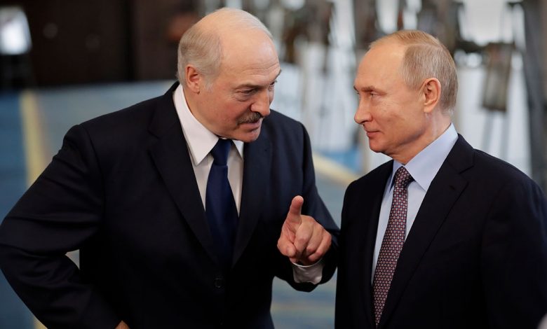 президент Беларуси Александр Лукашенко и президент России Владимир Путин