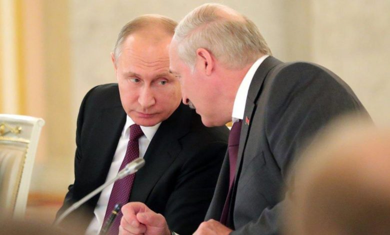 президент Беларуси Александр Лукашенко и президент России Владимир Путин