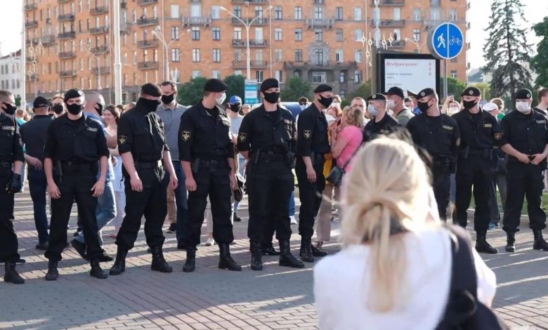 акции протеста в Минске, несанкционированные акции