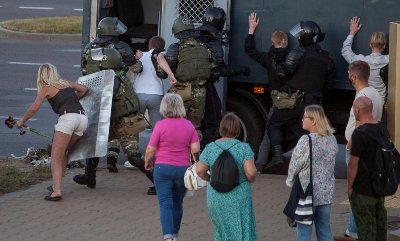 задержания во время протестов в Беларуси