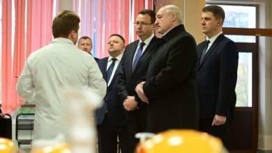 Александр Лукашенко 27 ноября 2020 года посетил 6-ю городскую клиническую больницу Минска