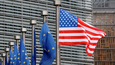 флаги США и ЕС