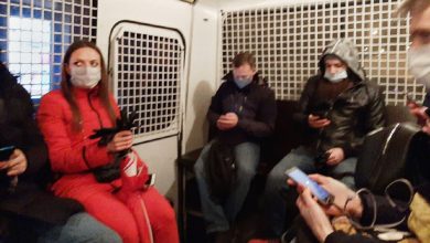 В Санкт-Петербурге у посольства Беларуси задержаны протестующие
