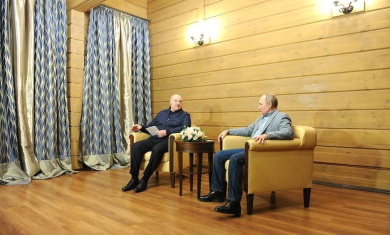Владимир Путин и Александр Лукашенко 22 февраля 2021 года провели переговоры в Сочи