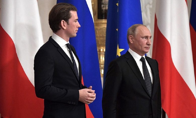Путин обсудил Беларусь с федеральным канцлером Австрии
