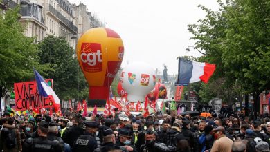 Французские профсоюзы организовали сотни первомайских демонстраций