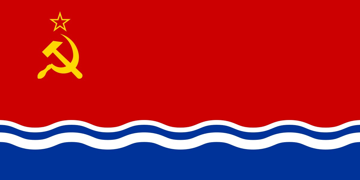Флаг Латвийской ССР