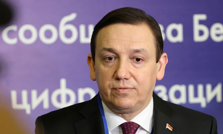 министр информации Беларуси Владимир Перцов