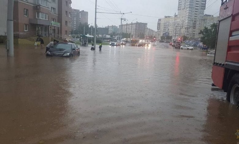МЧС рассказало о последствиях непогоды в Минске