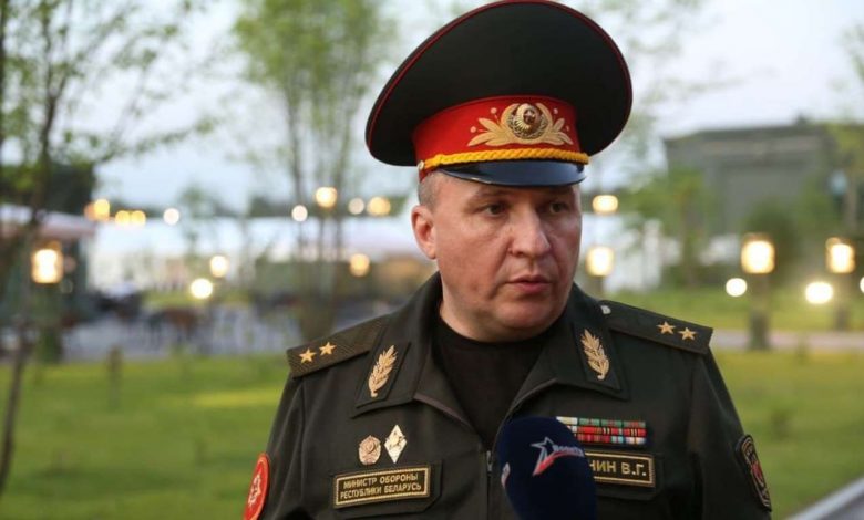 глава Минобороны Беларуси Виктор Хренин