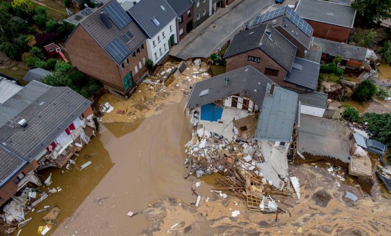 разрушительное наводнение в Германии