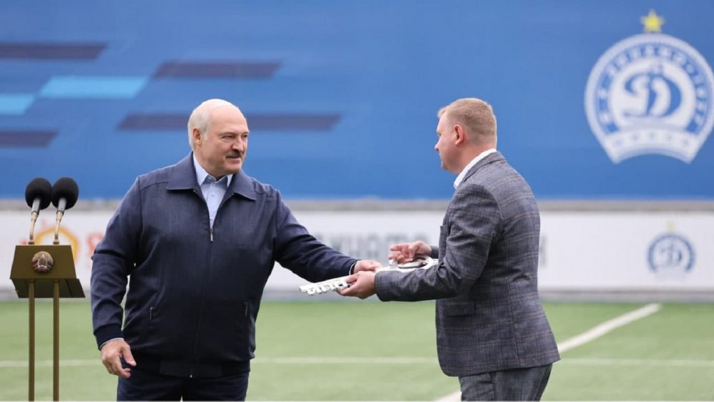 Лукашенко принял участие в открытии детско-юношеского спортивного центра «Динамо-Минск»