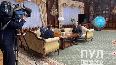 Лукашенко встречается с главой Комитета нацбезопасности Казахстана Каримом Масимовым