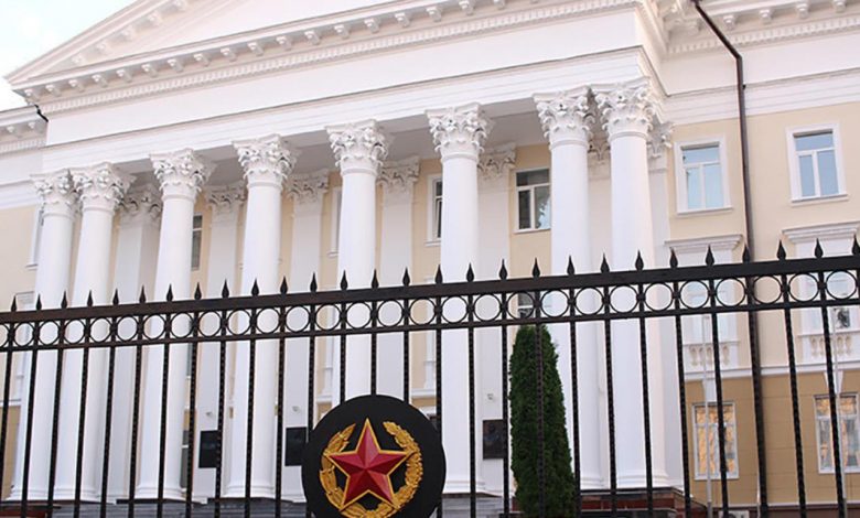 здание Минобороны Беларуси в Минске