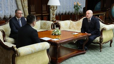 Александр Лукашенко 28 октября 2021 года встретился с Генеральным прокурором России Игорем Красновым
