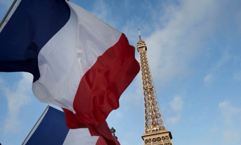 флаг Франции, Париж