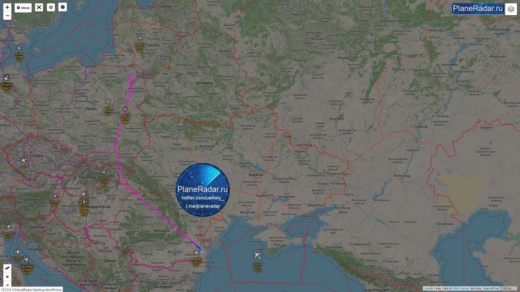 Военные самолеты НАТО провели разведку у границ Беларуси