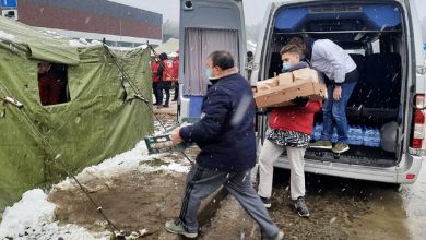 БГУ направил гуманитарную помощь беженцам на белорусско-польской границе