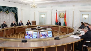 Александр Лукашенко 4 ноября 2021 года принял участие в заседании Высшего государственного совета Союзного государства